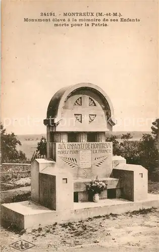 AK / Ansichtskarte Montreux_Luneville Monument Montreux_Luneville