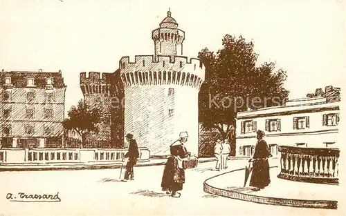 AK / Ansichtskarte Perpignan Ecluse d`Aval et Castillet Perpignan