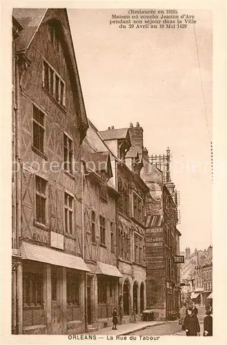 AK / Ansichtskarte Orleans_Loiret Rue du Tabour Orleans_Loiret