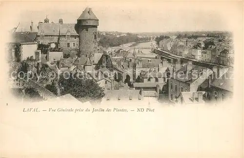 AK / Ansichtskarte Laval_Mayenne Vue prise des Plantes Laval Mayenne