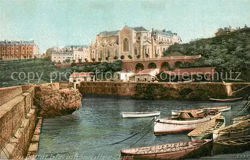 AK / Ansichtskarte Biarritz_Pyrenees_Atlantiques Port des Pecheurs Biarritz_Pyrenees