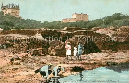 AK / Ansichtskarte Biarritz_Pyrenees_Atlantiques Plage Biarritz_Pyrenees
