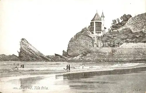 AK / Ansichtskarte Biarritz_Pyrenees_Atlantiques Villa Belsa Biarritz_Pyrenees