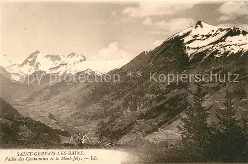 AK / Ansichtskarte Saint Gervais les Bains Mont Joly Saint Gervais les Bains
