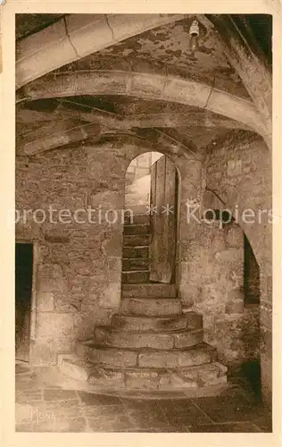 AK / Ansichtskarte Langres Cave vout?e et escalier Langres