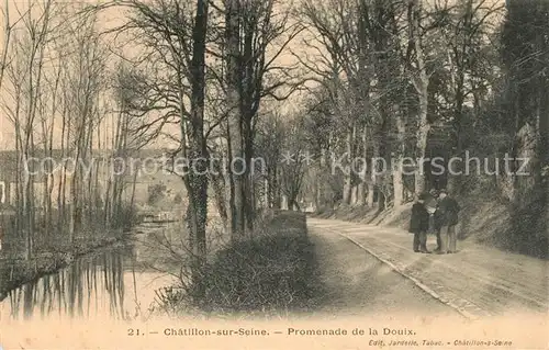 AK / Ansichtskarte Chatillon sur Seine Promenade de la Douix Chatillon sur Seine