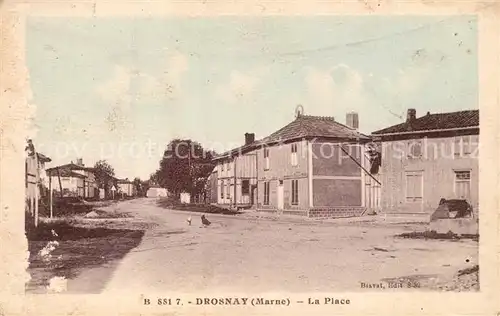 AK / Ansichtskarte Drosnay Place Drosnay