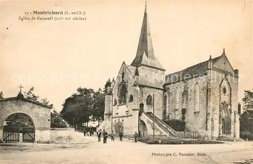 AK / Ansichtskarte Montrichard Eglise de Nanteuil Montrichard
