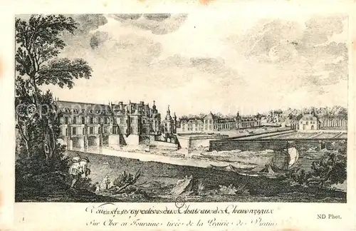 AK / Ansichtskarte Chenonceaux_Indre_et_Loire Chateau Chenonceaux_Indre