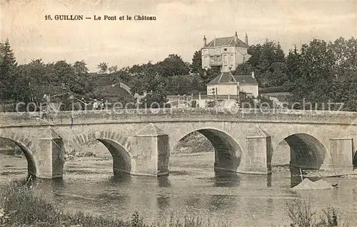AK / Ansichtskarte Guillon Pont et Chateau Guillon