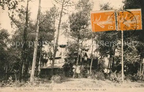 AK / Ansichtskarte Le_Touquet Paris Plage Villa en Foret Le_Touquet Paris Plage
