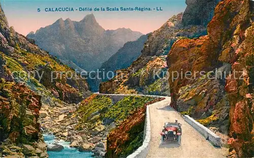 AK / Ansichtskarte Calacuccia Defile de la Scala Santa Regina Calacuccia