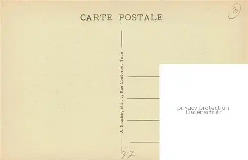 AK / Ansichtskarte Veretz Vue d ensemble prise de la rive droite du Cher Veretz