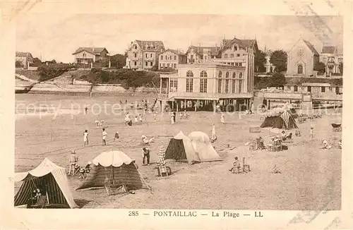 AK / Ansichtskarte Pontaillac La plage Pontaillac