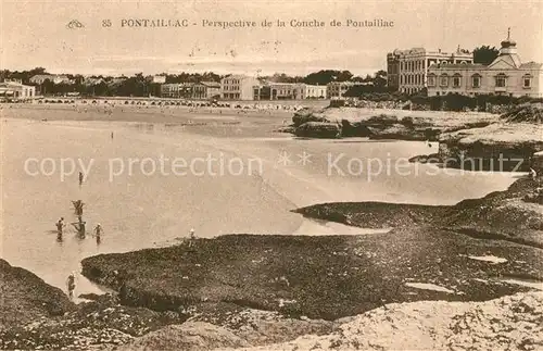 AK / Ansichtskarte Pontaillac Perspective de la Conche de Pontaillac Pontaillac