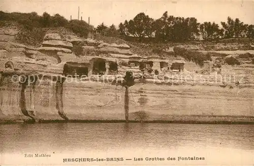 AK / Ansichtskarte Meschers_les_Bains Les Grottes des Fontaines 