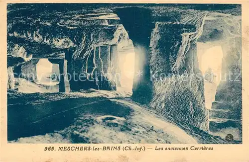 AK / Ansichtskarte Meschers_les_Bains Grottes Anciennes carrieres 