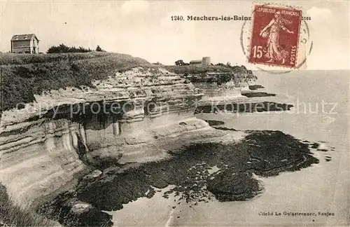 AK / Ansichtskarte Meschers_les_Bains Les Falaises 