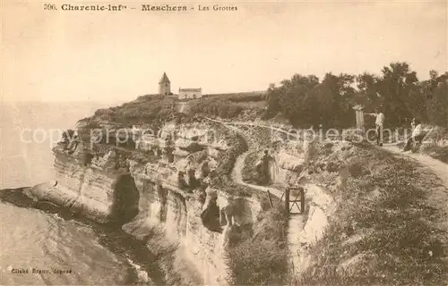 AK / Ansichtskarte Meschers_les_Bains Falaises Grottes 