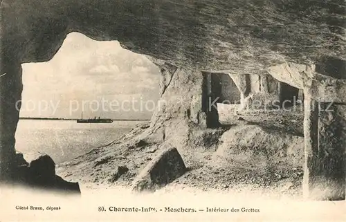 AK / Ansichtskarte Meschers_les_Bains Interieur des grottes 