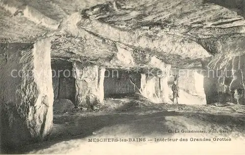 AK / Ansichtskarte Meschers_les_Bains Interieur des grandes grottes 