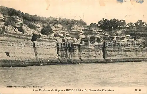AK / Ansichtskarte Meschers_les_Bains La Grotte des Fontaines 