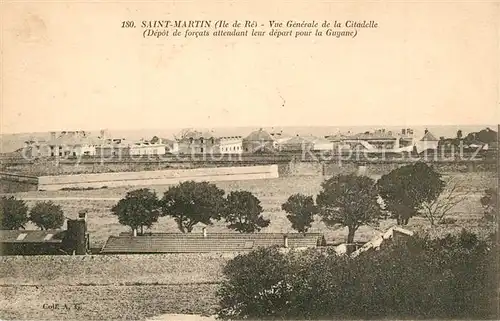AK / Ansichtskarte Saint Martin de Re Vue generale de la Citadelle Saint Martin de Re