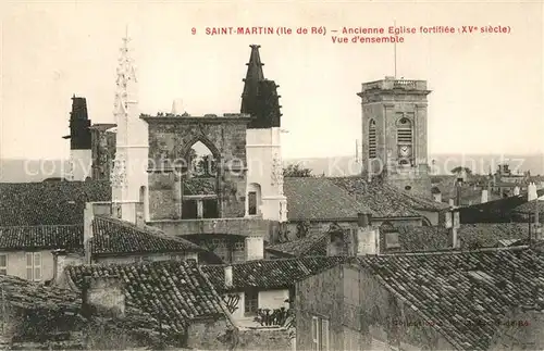 AK / Ansichtskarte Saint Martin de Re Ancienne Eglise fortifiee XVe siecle Saint Martin de Re