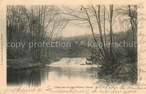 AK / Ansichtskarte Hirson L Oise dans la foret Hirson