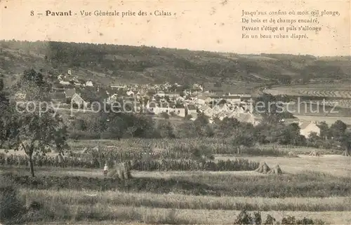 AK / Ansichtskarte Pavant Vue generale prise des Calais Pavant