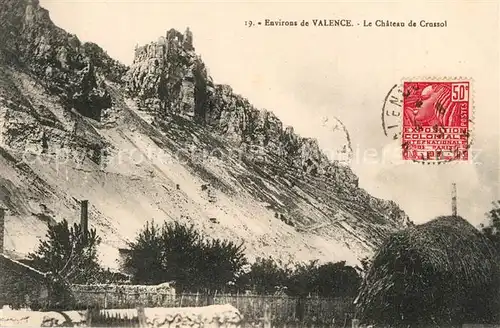 AK / Ansichtskarte Saint Peray Chateau de Crussol Saint Peray