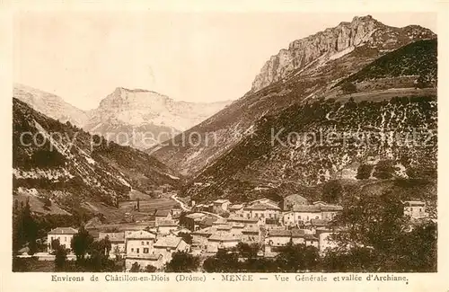 AK / Ansichtskarte Menee Vue generale et Vallee d Archiane Montagnes 