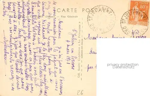 AK / Ansichtskarte Saint Julien en Vercors Vue generale Saint Julien en Vercors