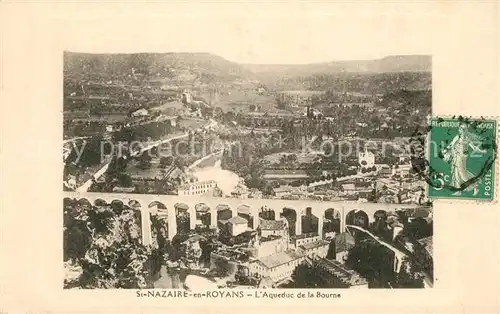 AK / Ansichtskarte Saint Nazaire en Royans Aqueduc de la Bourne Saint Nazaire en Royans