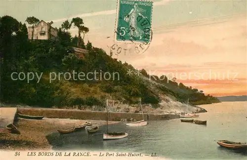 AK / Ansichtskarte Port_Saint Hubert_Rance Port Bateaux Collection Les Bords de la Rance 