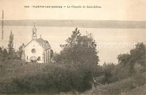 AK / Ansichtskarte Plestin les Greves Chapelle de Saint Efflam Plestin les Greves