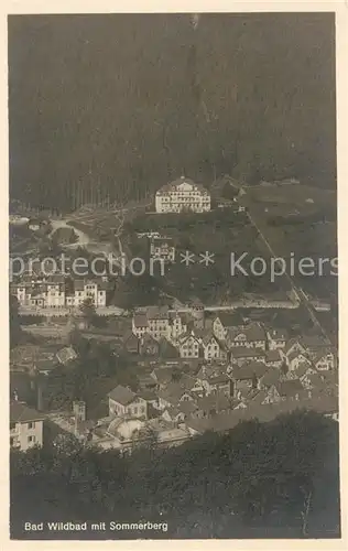 AK / Ansichtskarte Bad_Wildbad Sommerberg Bad_Wildbad