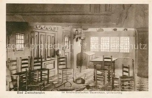 AK / Ansichtskarte Bad_Zwischenahn Ammerl?ndischen Bauernhaus Underschlag Bad_Zwischenahn