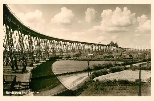 AK / Ansichtskarte Rendsburg Hochbr?cke Rendsburg
