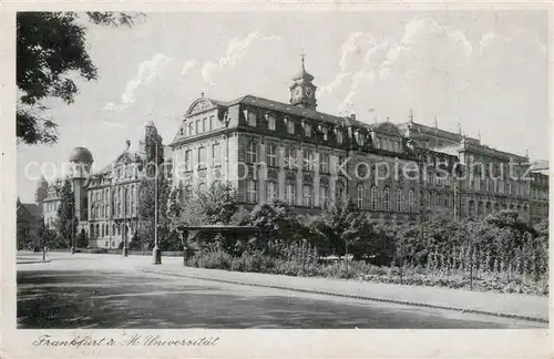AK / Ansichtskarte Frankfurt_Main Universit Frankfurt Main