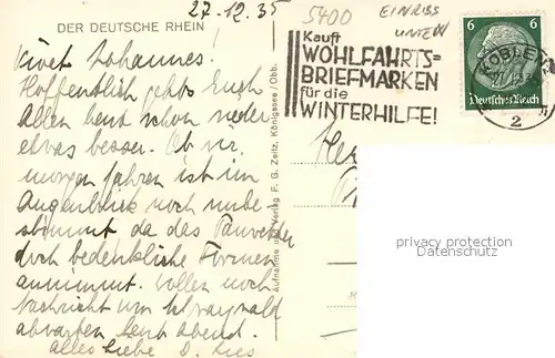 AK / Ansichtskarte Koblenz_Rhein Alte Burg Moselbr?cke  Koblenz_Rhein