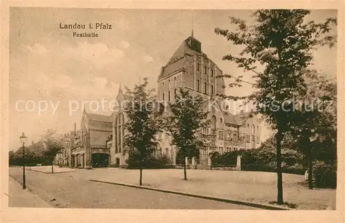 AK / Ansichtskarte Landau_Pfalz Festhalle Landau Pfalz