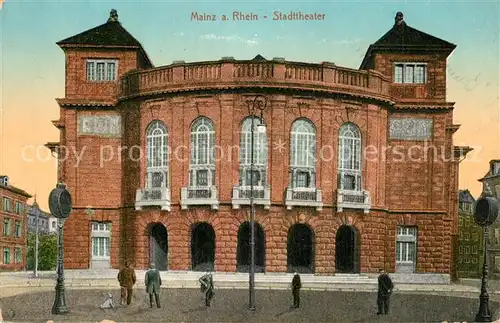 AK / Ansichtskarte Mainz_Rhein Stadttheater  Mainz Rhein