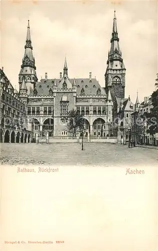 AK / Ansichtskarte Aachen Rathaus  Aachen