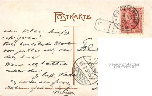 AK / Ansichtskarte Inselsberg_Schmalkalden Hirsch  Inselsberg Schmalkalden