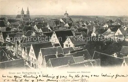 AK / Ansichtskarte Rothenburg_Tauber  Rothenburg Tauber
