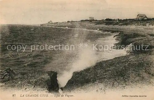 AK / Ansichtskarte La_Grande_Cote Effet de vagues 