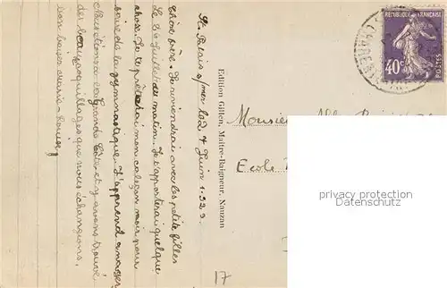 AK / Ansichtskarte Nauzan Un coin de la plage 