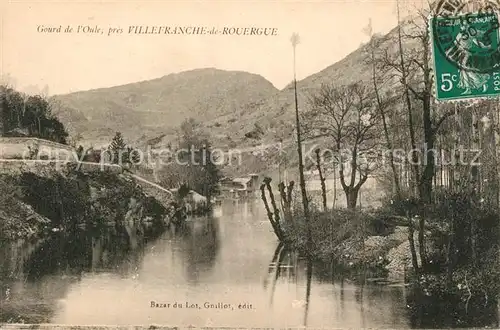 AK / Ansichtskarte Villefranche de Rouergue Gourd de l Oule Villefranche de Rouergue