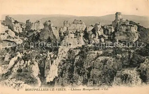 AK / Ansichtskarte Montpellier le Vieux_Montagne Chateau Montgaillard Parc des Grands Causses 
